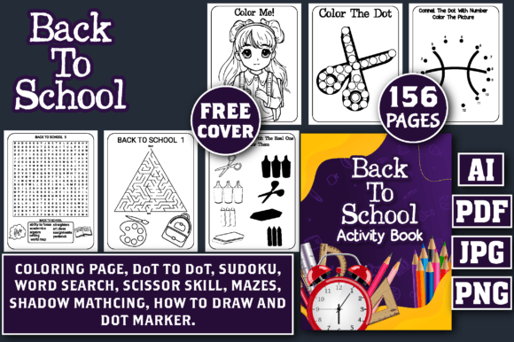 Back to School Activity Book for Kids -8: A Print-Ready, High-Content Powerhouse for KDP Sellers