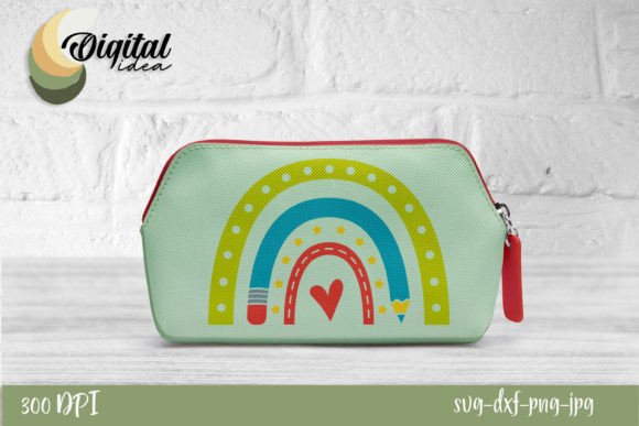 Back to School Pencil Case for Kids SVG