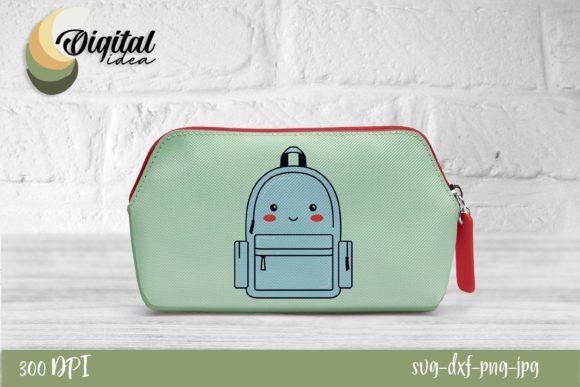 Back to School Pencil Case SVG CUTE