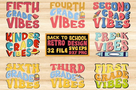 Back to School Retro Design Bundle: Vintage Charm Meets Modern Crafting Power