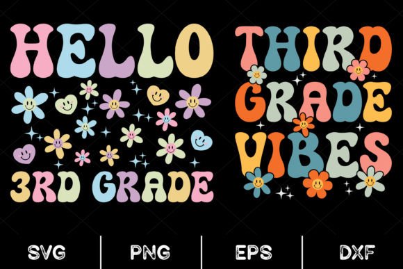 Back to School, Third Grade Vibes: SVG Files That Spark Joy and Functionality