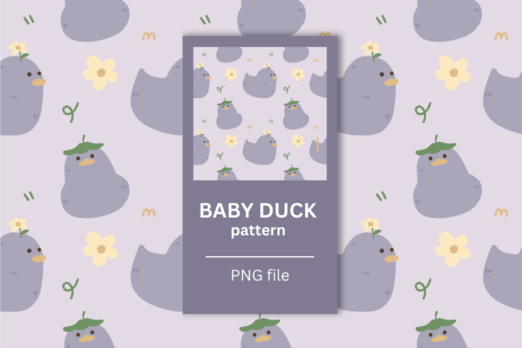 Cute Duck Pattern Back to School