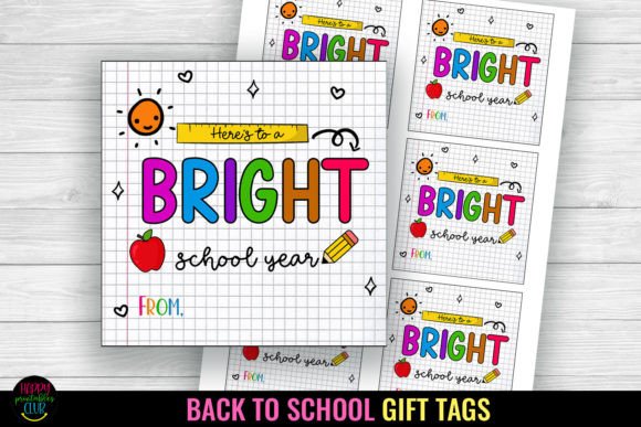 Here’s to a Bright Back to School Tags
