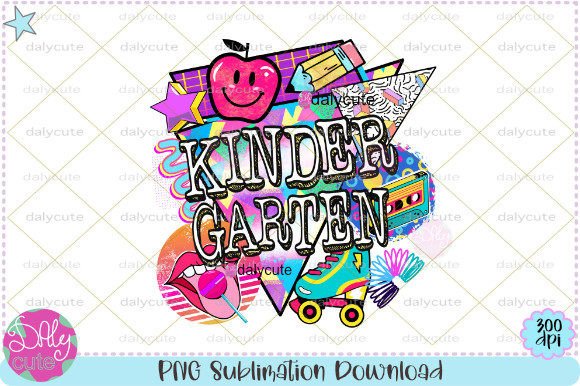 Kindergarten Teacher Back to School 90s: A Strategic Creative Asset for Educators and Small Business Creators