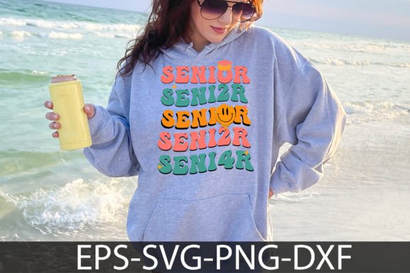 Senior 2024 Retro SVG: Back to School Style