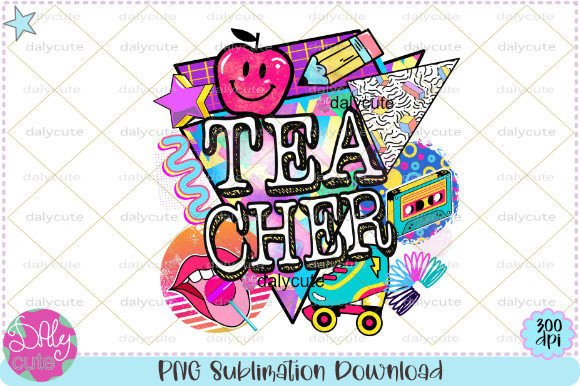 Teacher Retro Back to School 90s Design: Nostalgic Charm Meets Modern Classroom Creativity