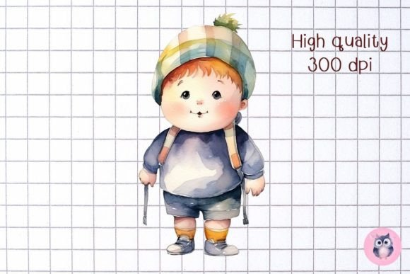 Watercolor Cute Boy Back to School: A Practical Guide for Designers and Crafters